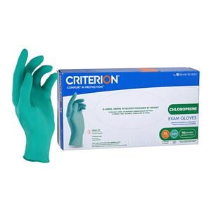 Criterion CR Chloroprene Exam Gloves X-Large Green Non-Sterile