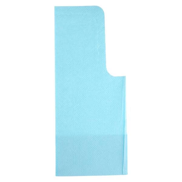 Dri-Gard Chainless Towel Tissue / Poly 18 in x 25 in Blue Disposable 250/Ca