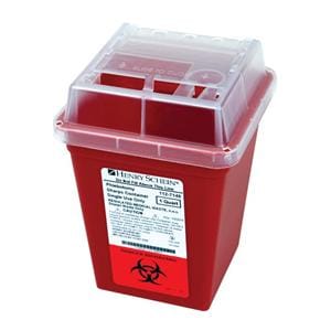 Container Sharps 1qt Red Ea