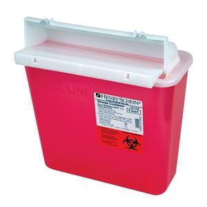 Container Sharps 5qt Red Ea