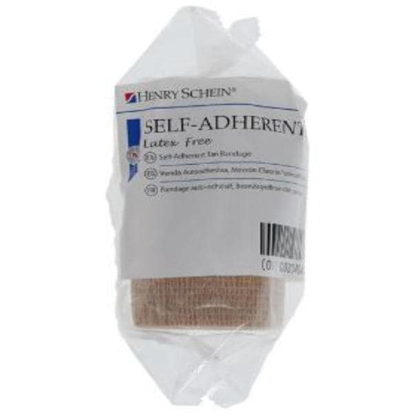 Self-Adherent Bandage Non-Woven Fabric 4"x5yd Tan Non-Sterile Ea