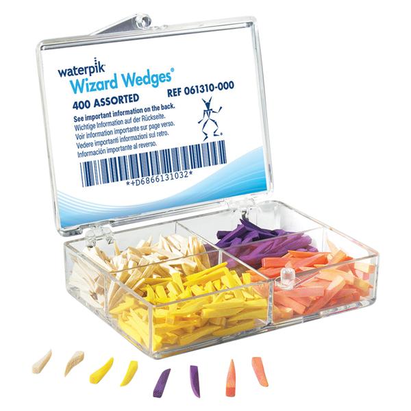 Waterpik Wizard Wedges® Coins Matrice anatomique Petit Naturel 400/boîte