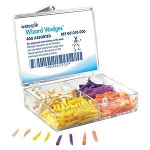 Waterpik Wizard Wedges® Coins Matrice anatomique Moyen Jaune 400/boîte