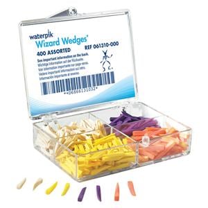 Waterpik Wizard Wedges® Coins Matrice anatomique Grand Violet 400/boîte