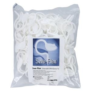 Sweflex Aspirator Tip White 100/Bx