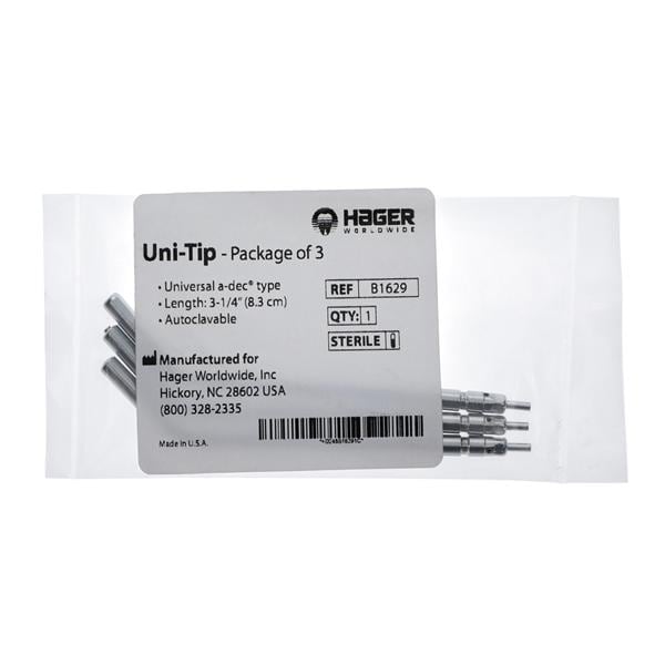 Uni-Tip Syringe Tip Universal 3 1/4 in Long 3/Pk