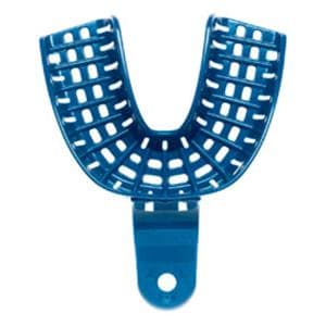 President Disposable Double Arch Impression Tray Perforated Lower 12/Bg