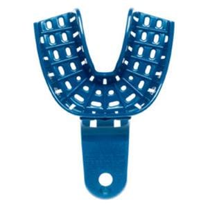 President Disposable Double Arch Impression Tray Perforated Lower 12/Bg