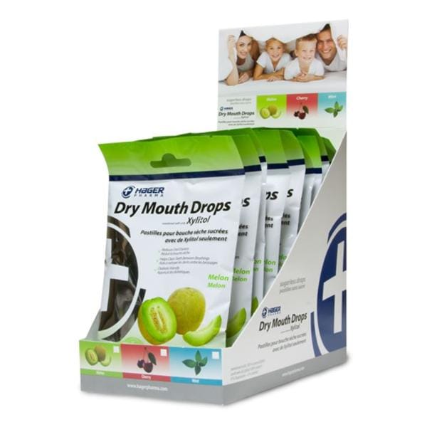 Miradent Dry Mouth Drops Melon 12/Bx