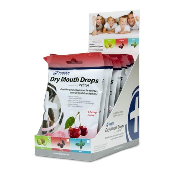 Miradent Dry Mouth Drops Cherry 12/Bx