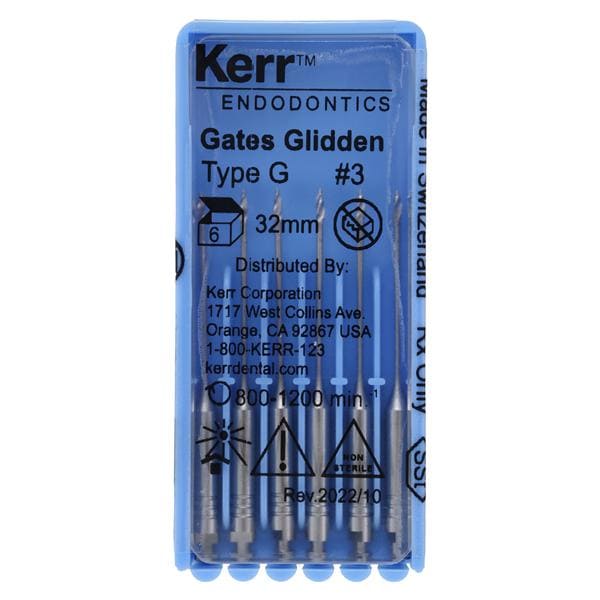 Gates Glidden Drill 18 mm Size 3 6/Pk