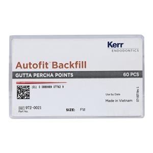 Autofit Backfill Cones Gutta Percha Fine-Medium 60/Pk