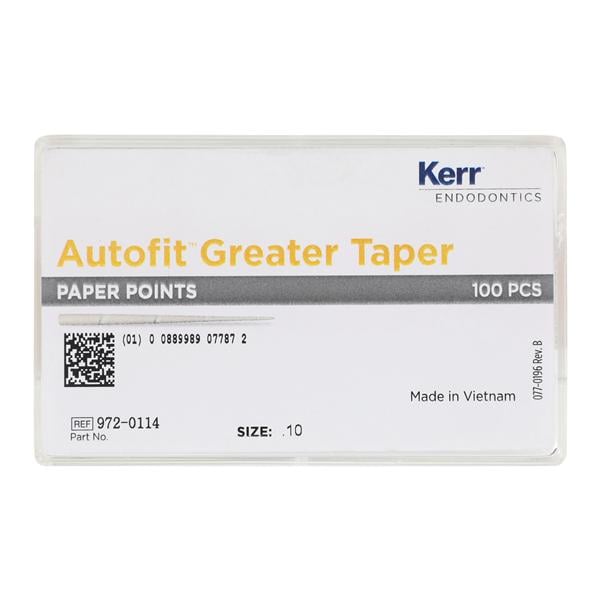 Pointes papier Autofit GT .10 100/Paquet