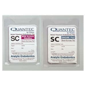 Quantec SC Axxess Rotary File 25 mm Size 60 Nickel Titanium Blue 0.02 5/Pk