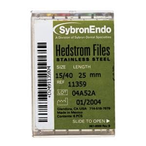 Hedstrom Files 30 mm Size 60 Stainless Steel Blue 6/Pk