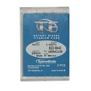 TF Twisted Files Rotary File 23 mm Nickel Titanium 3/Pk