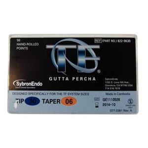 Ptes gutta-percha TF 50/Paquet