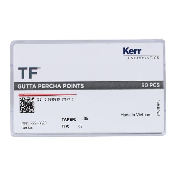 Ptes gutta-percha TF 50/Paquet