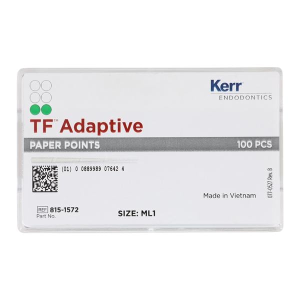 TF Adaptive Paper Points Size ML1 Green 100/Pk