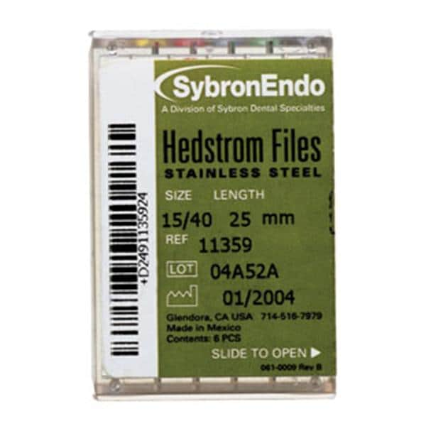 Sybron Hedstrom 30 mm 6/Paquet