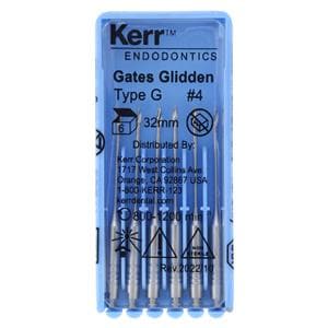 Gates Glidden Drill 18 mm Size 4 6/Pk