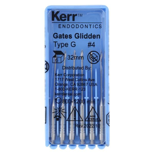 Gates Glidden Drill 18 mm Size 4 6/Pk