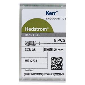 Sybron Hedstrom 21 mm 6/Paquet