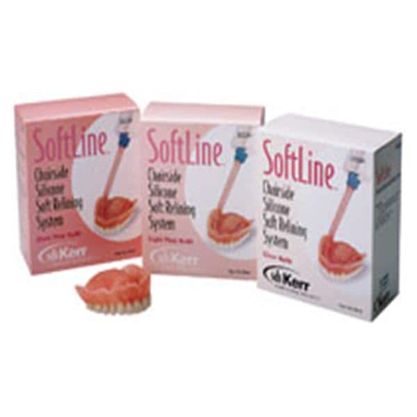 Softline Soft Liner Reline Material Refill Clear Pk