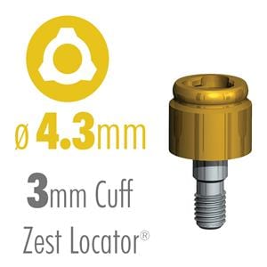 Pilier Locator 4,3 mm