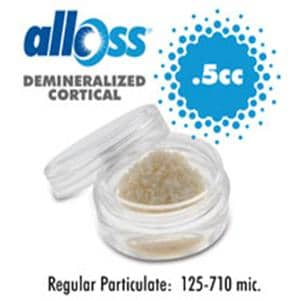 alloOss Particulate Demineralized Cortical 125-710 Microns 0.5 cc Ea