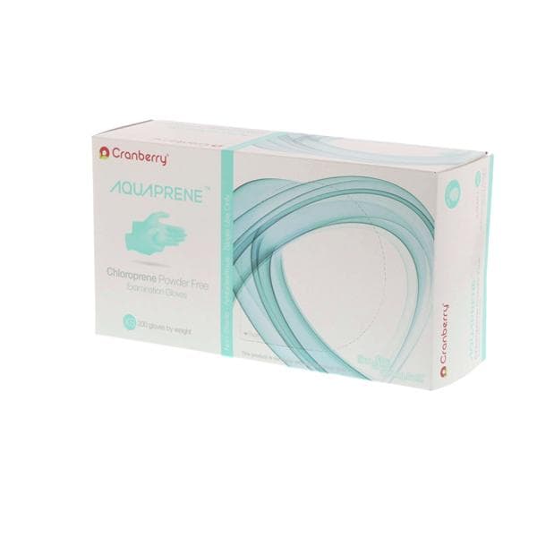 AquaPrene Exam Gloves X-Small Aqua Non-Sterile