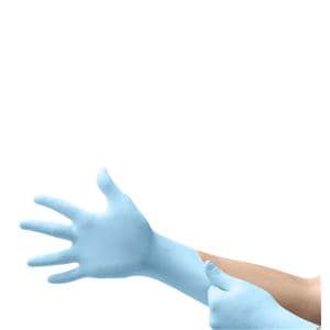 Micro-Touch Denta-Glove Exam Gloves Medium Blue Non-Sterile, 10 BX/CA