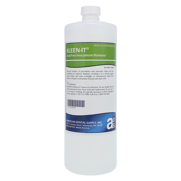 Kleen-It Acid Free Investment Remover Accessory Quart