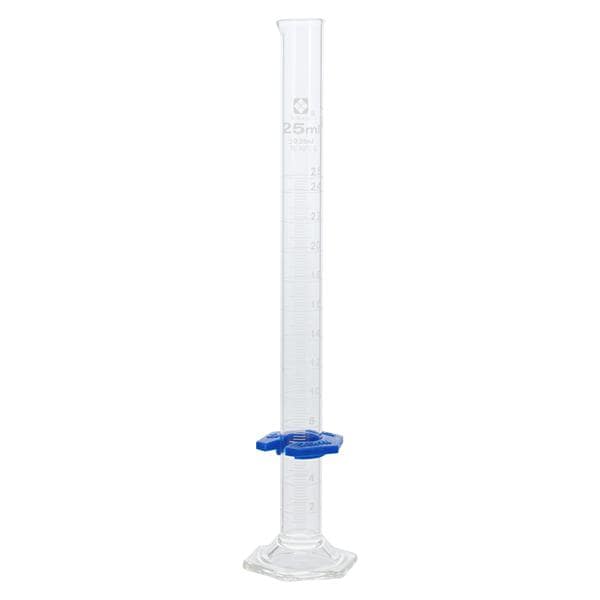 Clear Glass Graduated Cylinder 50mL 25mL Ea