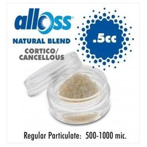 alloOss Bone Particulate Cortico / Cancellous 500-1000 Microns 0.5 cc Ea