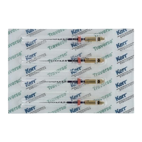 Traverse Root Canal Prep Endo File 25 mm Size 0.06 0.18 4/Bx