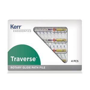 Traverse Root Canal Prep Endo File 21 mm Size 0.06 Nickel Titanium 0.18 4/Bx