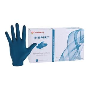 Inspire Exam Gloves Large Aegean Blue Non-Sterile