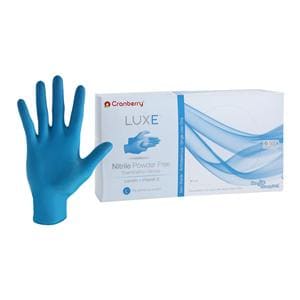 Luxe Exam Gloves Large Azure Blue Non-Sterile