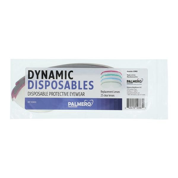 Dynamic Lentille Remplacement Transparent Jetable 25/paquet