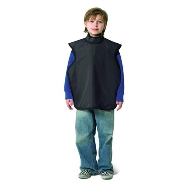 X-Ray Apron Lead-Free Panoramic Poncho Child Charcoal Ea