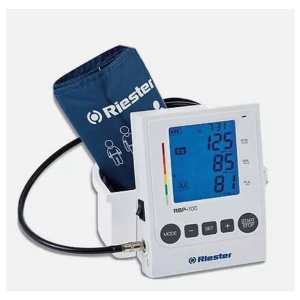 RBP-100 Blood Pressure Monitor Wht LF Arm Digital LCD Display Ea