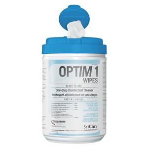 Optim 1 Lingettes Désinfectant Grand 6 po x 7 po 160/canette