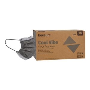 BeeSure Vibe Masque Bande auriculaire Antibuée ASTM niveau 3 Gris  50/boîte