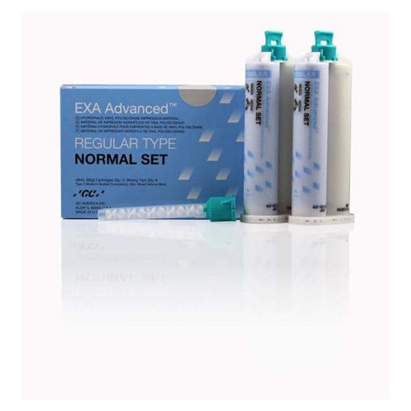 EXA ADVANCED Impression Material Cartridge Nrml St 48 mL Regular Value Pack Ea