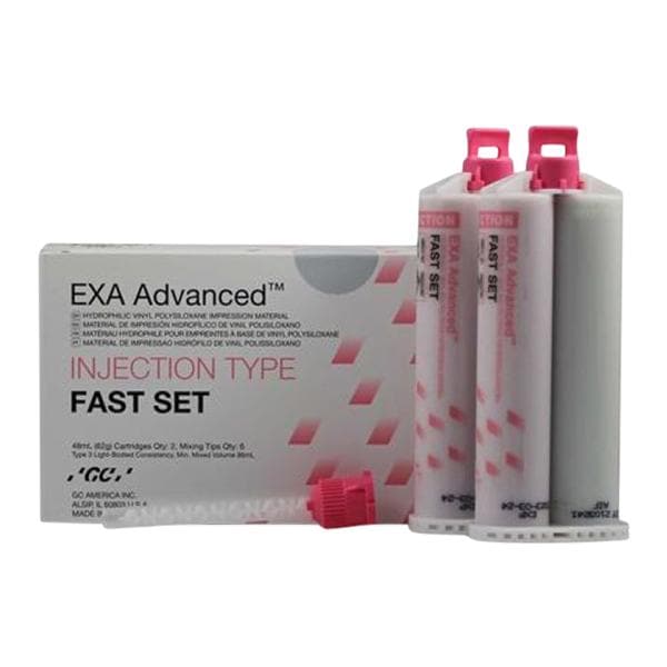 EXA ADVANCED Impression Material Cartridge Fst Set 48 mL Injection Value Pack Ea