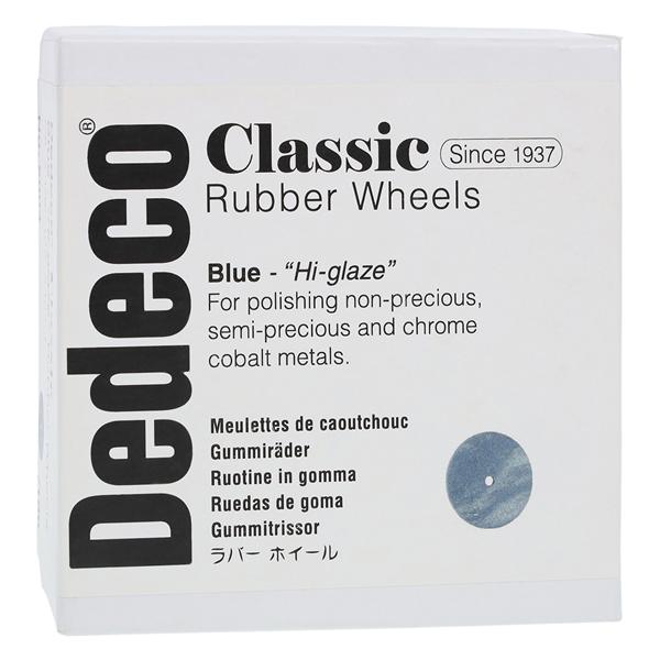 Rubber Wheels and Points Blue 100/Bx