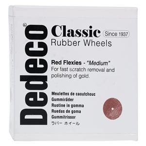 Rubber Wheels and Points Red 100/Bx