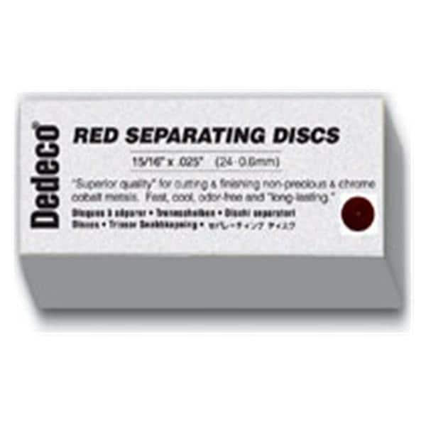 Disques séparer rouge 7021 100/Boîte