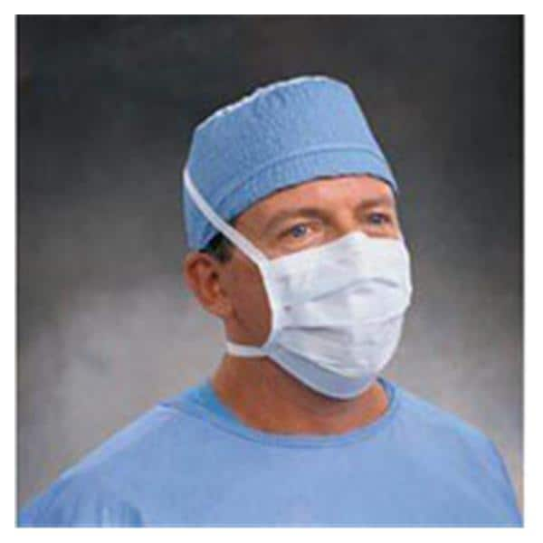 The Lite One Tie On Mask ASTM Level 1 Blue 50/Bx